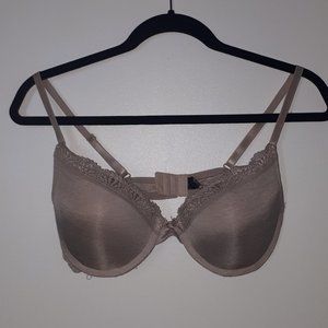 Beige push-up bra